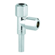 Grohe Raccord en T 3/8", pour robinet d'arrêt d'angle, chrome