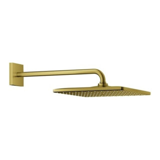 Grohe Rainshower Mono 310 Cube Pommeau de douche avec bras 42,2 cm, cool sunrise brossé