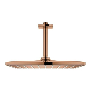 Grohe Rainshower Mono 310 Cube Pommeau de douche plafond 14,2 cm, warm sunset