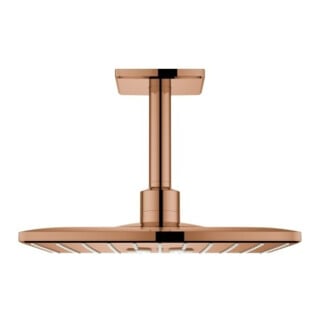 Grohe Rainshower SmartActive 310 Cube Pommeau de douche plafond 14,2 cm, 2 jets, blanc sunset