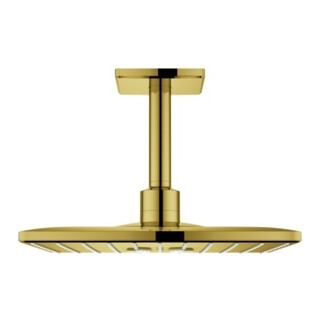 Grohe Rainshower SmartActive 310 Cube Pommeau de douche plafond 14,2 cm, 2 jets, C sunrise