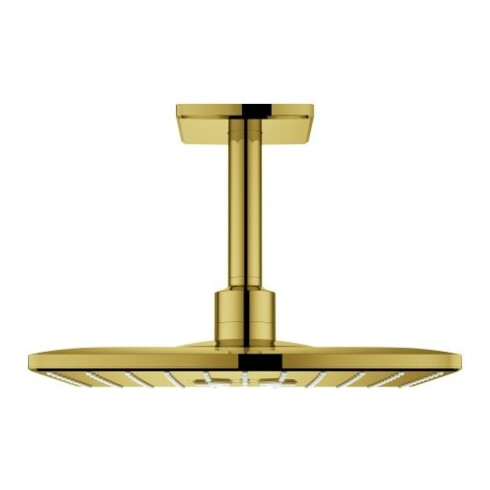 Grohe Rainshower SmartActive 310 Cube Pommeau de douche plafond 14,2 cm, 2 jets, C sunrise