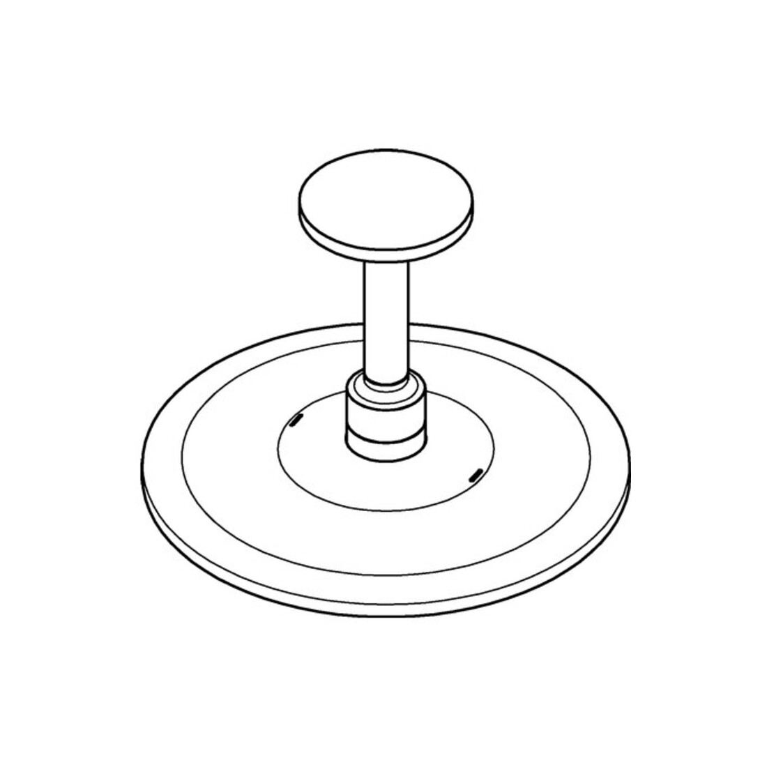 Grohe Rainshower SmartActive 310 Tête de douche plafond 14,2 cm, 2 types d’acier