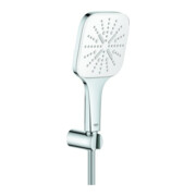 Grohe Rainshower SmartActive130 Cube 3 jets, blanc lune