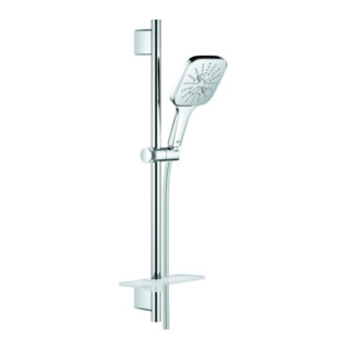Grohe Rainshower SmartActive130 Cube chrome, barre de douche 60 cm, 3 jets