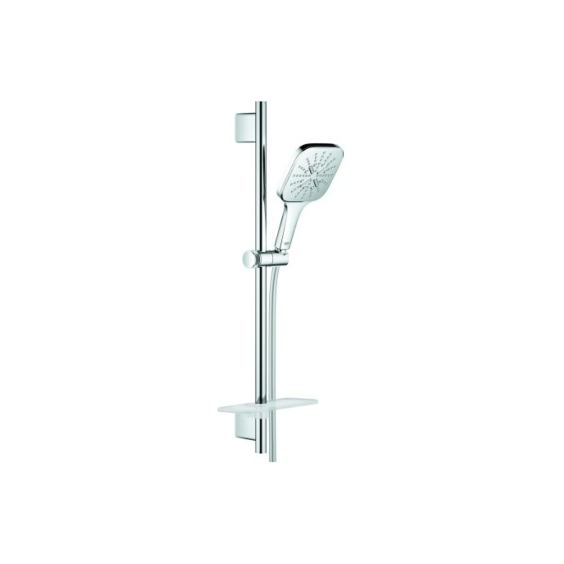 Grohe Rainshower SmartActive130 Cube chrome, barre de douche 60 cm, 3 jets