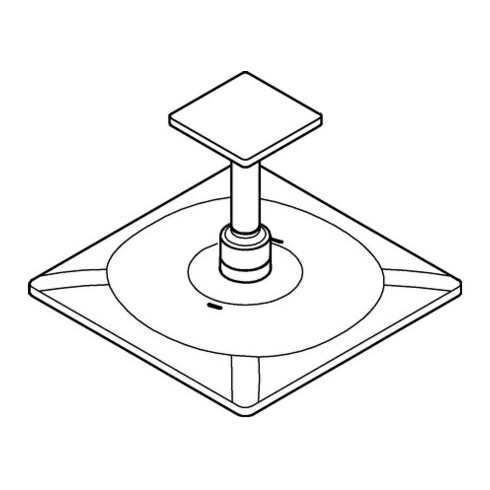 Grohe Rainshower SmartActiveCube 310 H Tête de douche plafond 14,2 cm, 2 jets