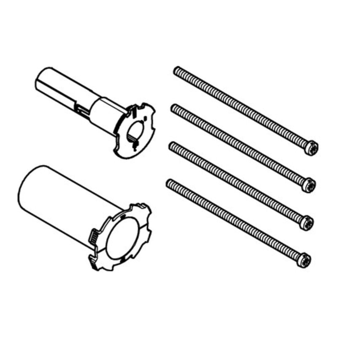 Grohe Rallonge 14058 pour THM-FMS pour Rapido SmartBox 25 mm
