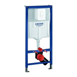 Grohe Rapid SL élément WC mural Projet H 1,13 m, plaque de commande blanc alpin