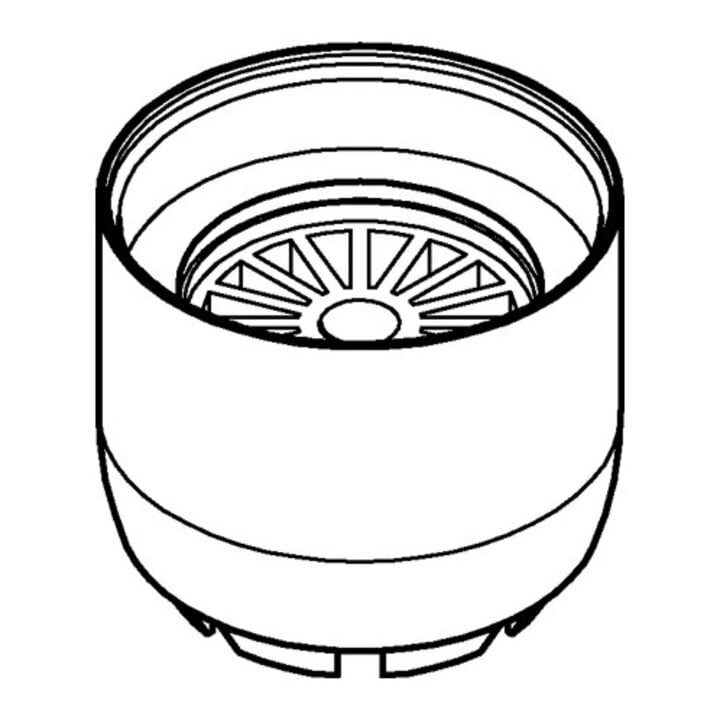 Grohe Régulateur de débit 46163 pour chauffe-eau ouverts M22x1 chrome