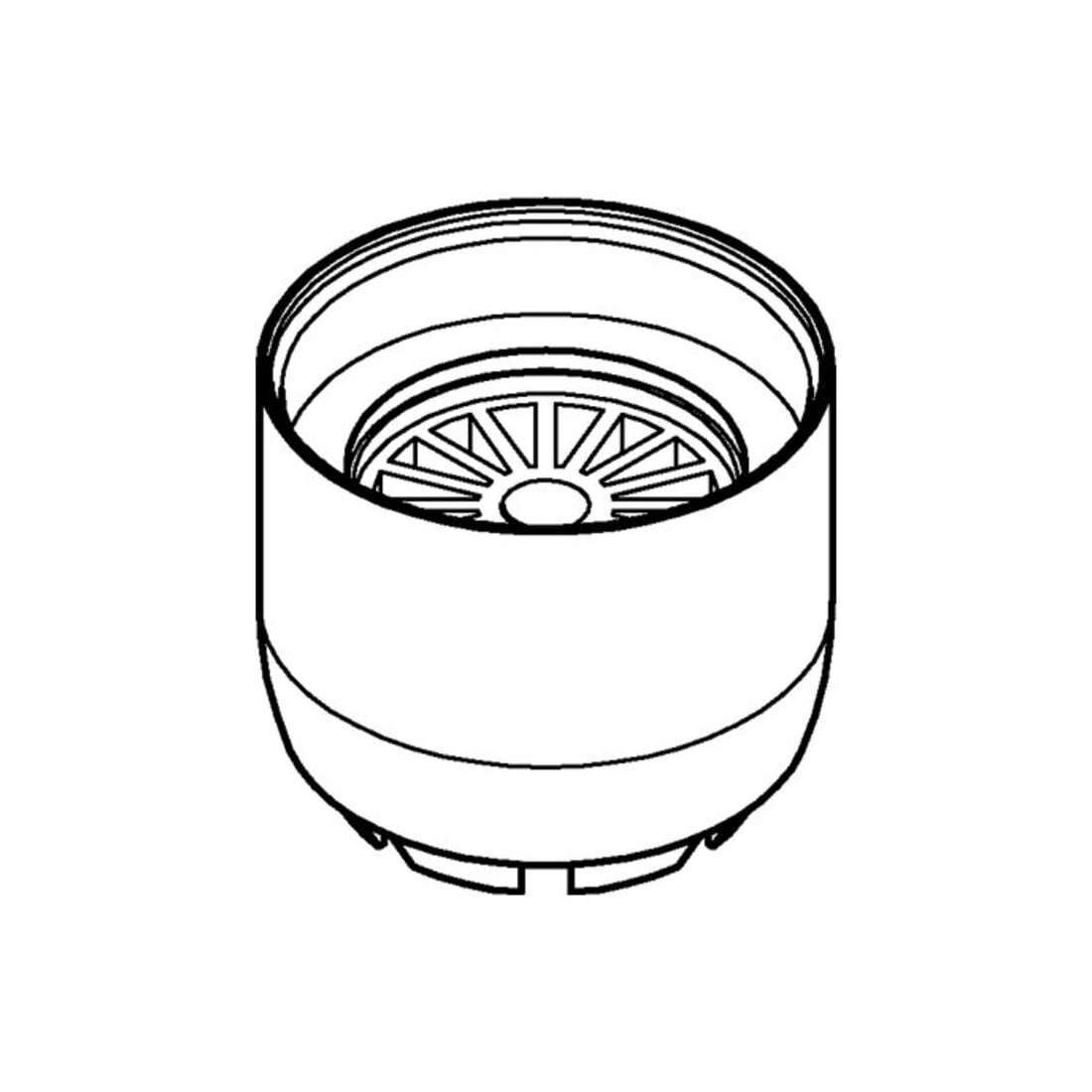 Grohe Régulateur de débit 46163 pour chauffe-eau ouverts M22x1 chrome