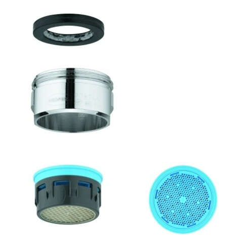 Grohe Régulateur de débit 64451 chrome M 24x1, chrome