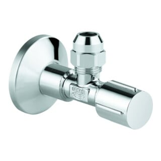 Grohe Robinet d'angle 1/2", auto-étanche, raccordement, chrome