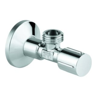 Grohe Robinet d'arrêt d'angle 1/2", auto-étanche, raccord, chrome