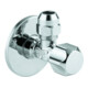 Grohe Robinet d'arrêt d'angle 1/2", auto-étanche, raccordement G, chrome-1