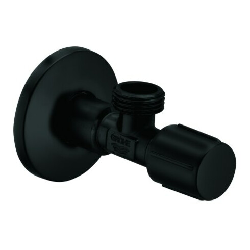 Grohe Robinet d'arrêt d'angle 1/2", noir mat