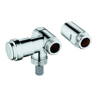 Grohe Robinet d'arrêt WAS 3/4", chrome, raccord gauche
