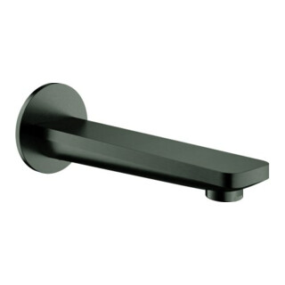 Grohe Robinet de baignoire linéaire 17 cm, montage mural, graphite mat