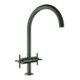 Grohe Robinet de cuisine à deux poignées Atrio 1/2", graphite dur brossé-1