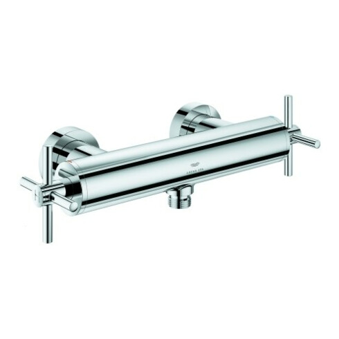Grohe Robinet de douche à deux poignées Atrio 1/2", avec poignées croisées, montage mural, chrome