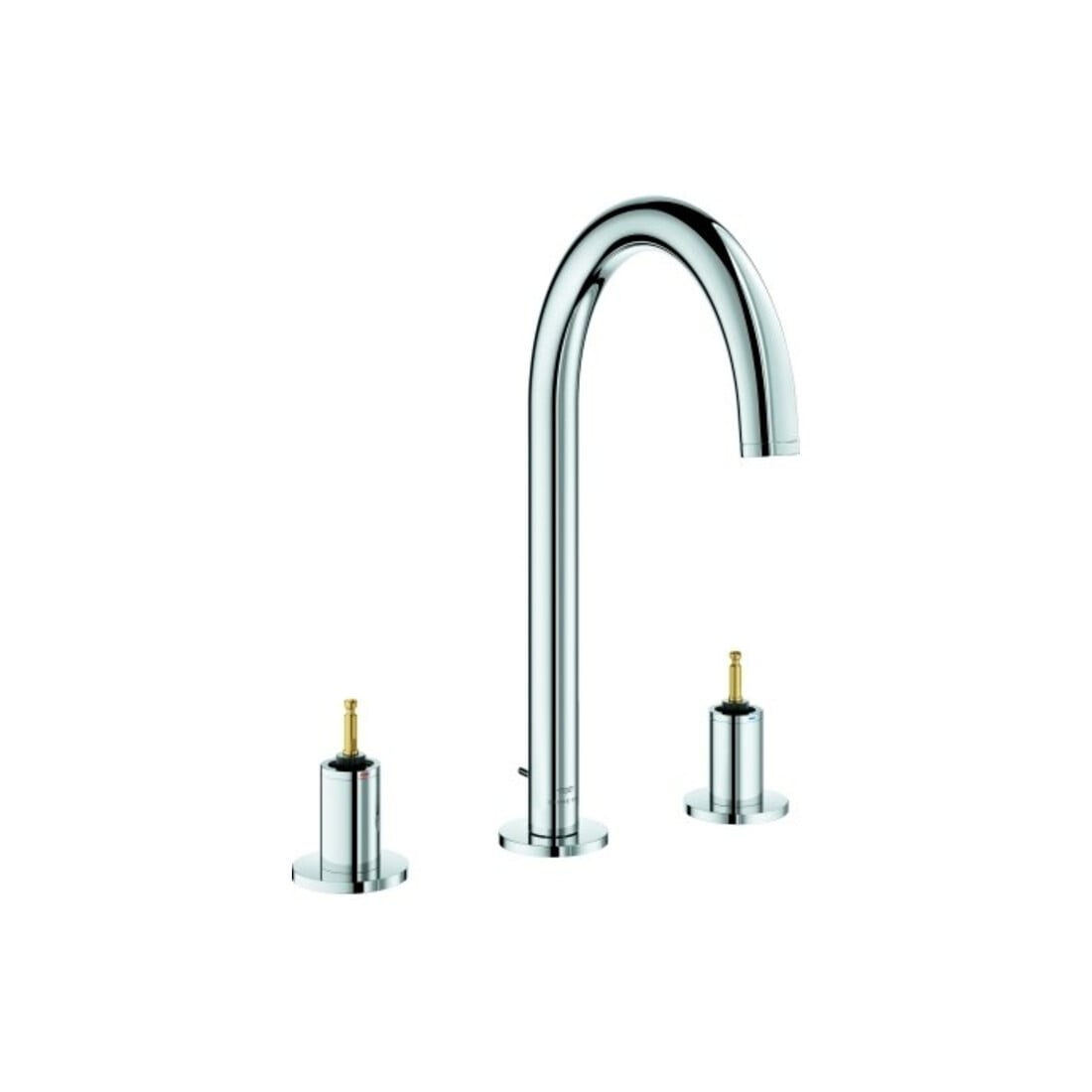 Grohe Robinet de lavabo 3 trous Atrio Priv. Coll. 1/2", taille L, chrome
