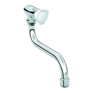 Grohe Robinet de sortie Costa chromé, pivotant, repère bleu