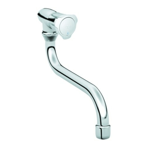 Grohe Robinet de sortie Costa chromé, pivotant, repère bleu