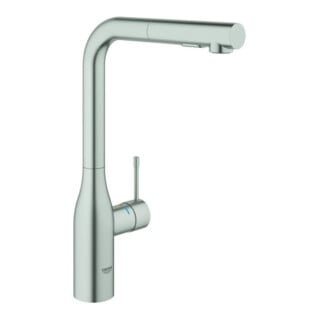 Grohe Robinet évier Essence 1/2", douchette extractible, supersteel
