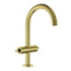 Grohe Robinet lavabo 1 trou 2 poignées Atrio Priv. Coll. 1/2", L, cool sunrise brossé-1