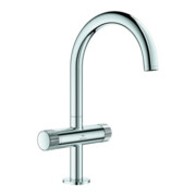 Grohe Robinet lavabo 2 poignées Atrio Priv. Coll. 1/2", taille L, chrome