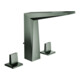 Grohe Robinet lavabo 3 trous Allure Brilliant 1/2", taille L, graphite dur brossé-1