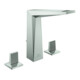 Grohe Robinet lavabo 3 trous Allure Brilliant P. Coll. 1/2", L, poignée rainurée, supersteel-1