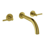 Grohe Robinet lavabo 3 trous Atrio 1/2", avec levier, montage mural, C sunr geb.