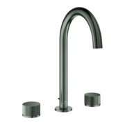 Grohe Robinet lavabo 3 trous Atrio Priv. Coll. 1/2", L, graphite dur brossé