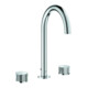 Grohe Robinet lavabo 3 trous Atrio Priv. Coll. 1/2", taille L, chrome-1