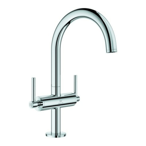 Grohe Robinet lavabo deux poignées Atrio 1/2", taille L, avec leviers, chrome