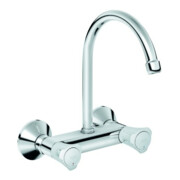 Grohe Robinet mural évier Costa chrome, 1/2", montage mural