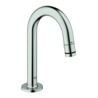 Grohe Robinet sur pied pour lavabo Uni., bec C, bec 11,3 cm, supersteel