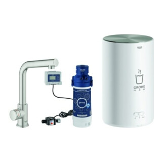 Grohe Robinet sur pied Red Mono superst., taille M, avec robinet et chauffe-eau