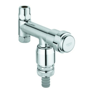 Grohe Robinet WAS 3/8", avec raccord de tuyau, chromé
