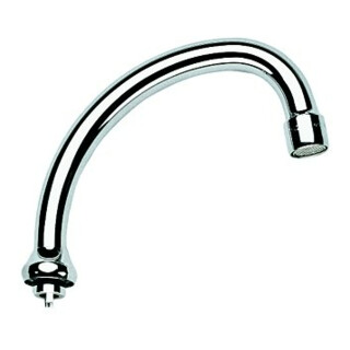 Grohe Rohrauslauf 13076 Ausladung 140mm schwenkbar mit Anschlag chrom