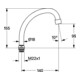 Grohe Rohrauslauf COSTA Ausladung 140 mm chrom-5