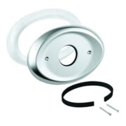 Grohe Rosace 08367 ovale H:230 I:157 pour Grohmix chrome