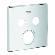 Grohe Rosace 46995 carrée pour mitigeur avec 2 vannes d'arrêt chrome