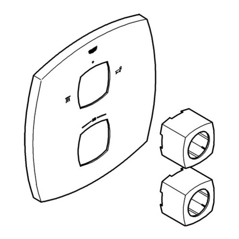Grohe Rosace 47932 chrome chrome