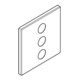 Grohe Rosace 48368 carrée pour SmartControl chrome-3