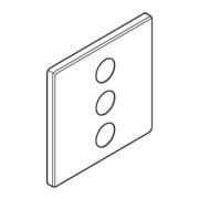 Grohe Rosace 48368 carrée pour SmartControl chrome-3