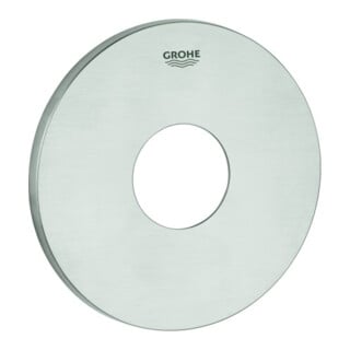 Grohe Rosace 48428 ronde pour kits de montage EHM supersteel