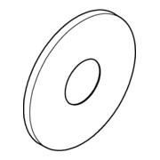 Grohe Rosace 48428 ronde pour kits de montage EHM supersteel-4