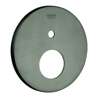 Grohe Rosace 48429 ronde pour EHM-FMS avec inverseur 2 voies graphite brossé